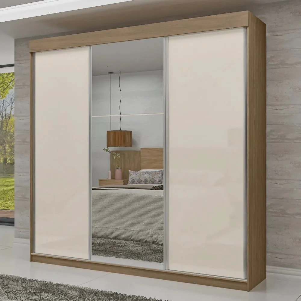 Guarda Roupa Casal com Espelho Istambul